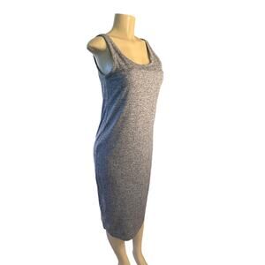Women L Vuori VW606 Halo Essential Dress DreamKnit Heather Gray Sleeveless Soft